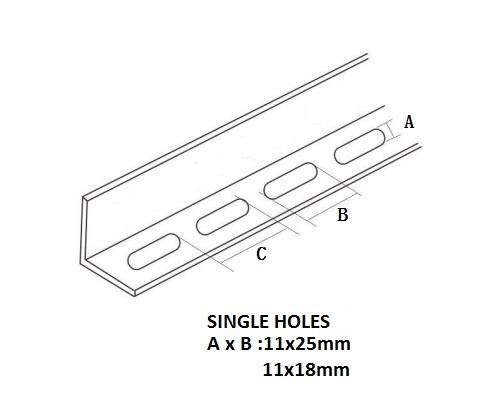 Slotted Steel Angle